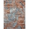 Homeroots 8 x 10 ft. Rustic Brown Abstract Area Rug 395986 - alternate 6